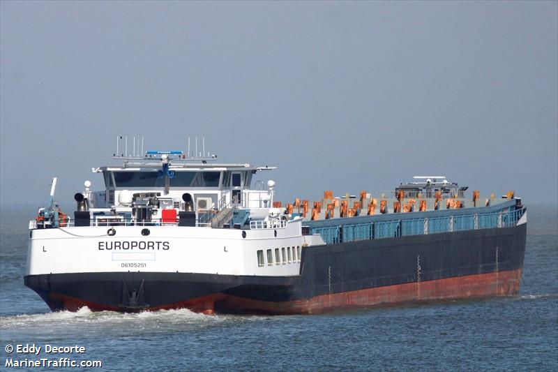 euroports (Cargo ship) - IMO , MMSI 205505790, Call Sign OT5057 under the flag of Belgium