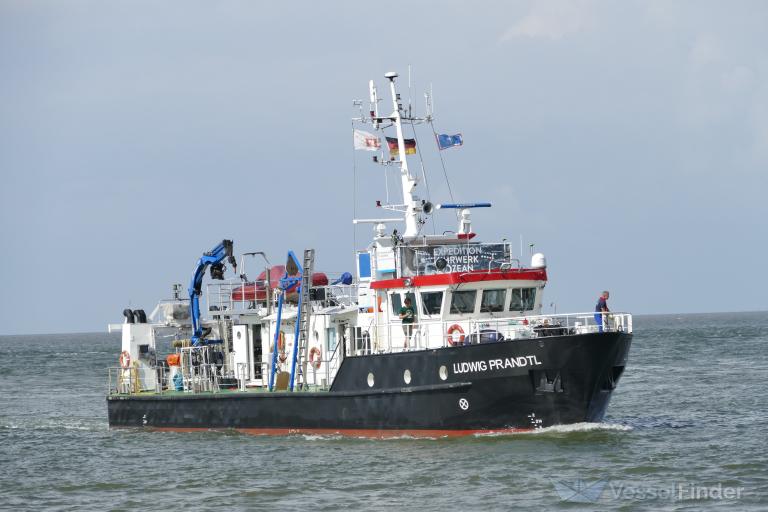 ludwig prandtl (Research Vessel) - IMO 8332320, MMSI 211269580, Call Sign DAOH under the flag of Germany