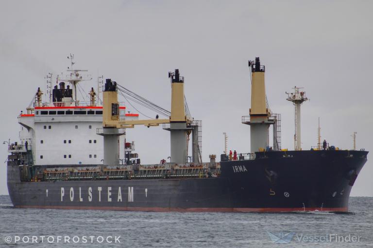 irma (Bulk Carrier) - IMO 9180396, MMSI 212934000, Call Sign P3SA8 under the flag of Cyprus