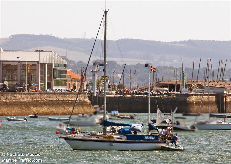 hannah (Pleasure craft) - IMO , MMSI 219012003, Call Sign XPD8928 under the flag of Denmark