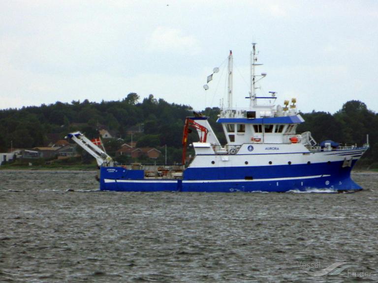 aurora (Research Vessel) - IMO 9681596, MMSI 219018833, Call Sign OUYF under the flag of Denmark