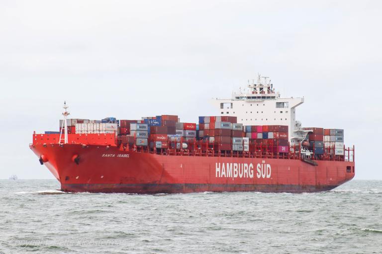 santa isabel (Container Ship) - IMO 9444728, MMSI 219077000, Call Sign OXWU2 under the flag of Denmark