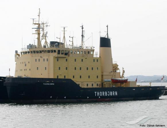 thorbjorn (Icebreaker) - IMO 7904504, MMSI 219741000, Call Sign OUBC2 under the flag of Denmark