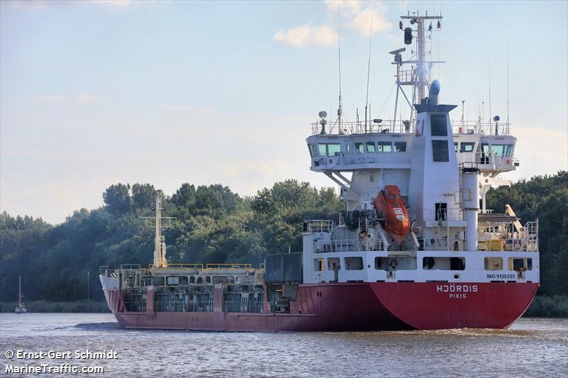 hjordis (General Cargo Ship) - IMO 9126235, MMSI 230351000, Call Sign OJHI under the flag of Finland