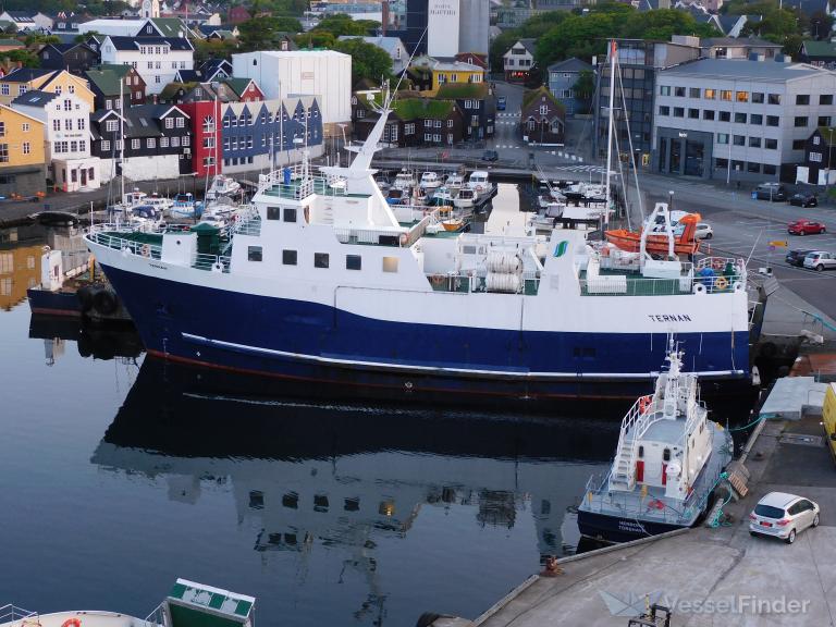 ternan (Passenger/Ro-Ro Cargo Ship) - IMO 7947154, MMSI 231093000, Call Sign OW2264 under the flag of Faeroe Islands