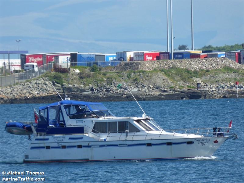 wandering canuck too (Pleasure craft) - IMO , MMSI 235116105, Call Sign ZNUJ6 under the flag of United Kingdom (UK)