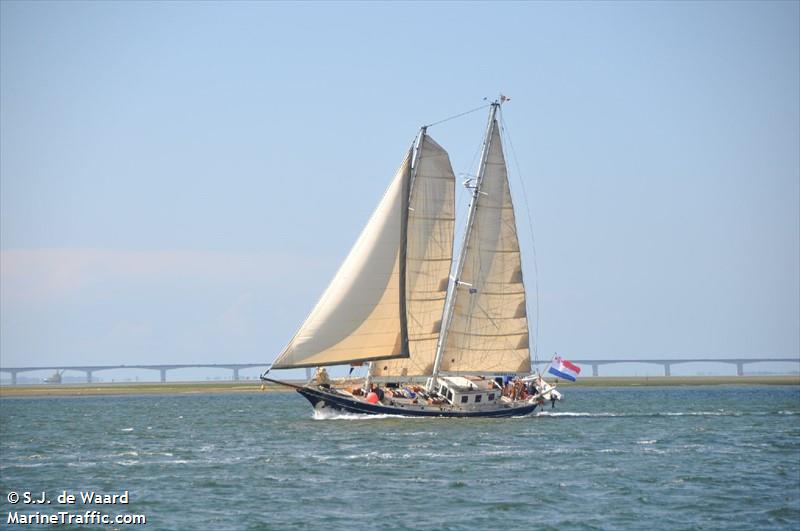 meriliisa (Sailing vessel) - IMO , MMSI 244270311, Call Sign PC2958 under the flag of Netherlands