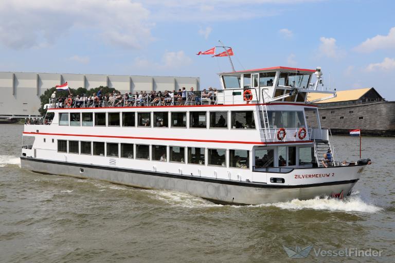 zilvermeeuw 2 (Passenger ship) - IMO , MMSI 244630536, Call Sign PF6915 under the flag of Netherlands