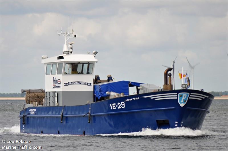ye-29 jacoba prins (Fishing vessel) - IMO , MMSI 244750560 under the flag of Netherlands