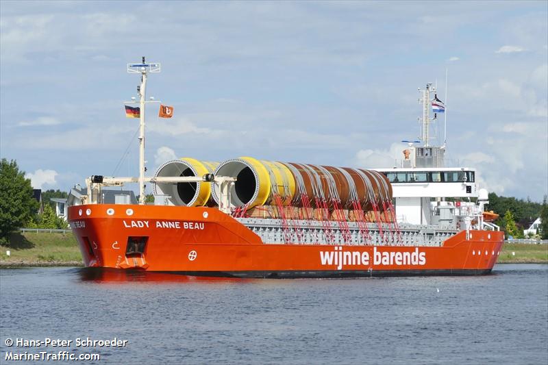 lady anne beau (General Cargo Ship) - IMO 9760407, MMSI 244890901, Call Sign PBPM under the flag of Netherlands