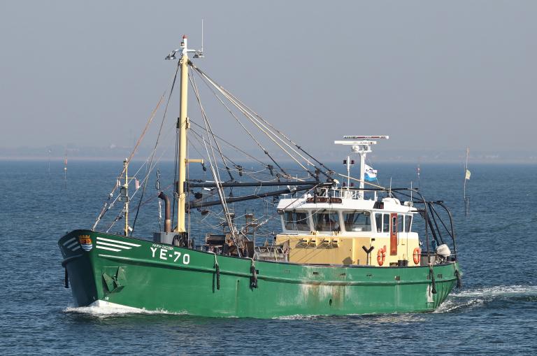 ye-70 maria jacoba (Fishing Vessel) - IMO 8205577, MMSI 245378000, Call Sign PCBY under the flag of Netherlands