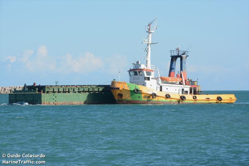 piemonte (Tug) - IMO 7427556, MMSI 247176800, Call Sign IFPV2 under the flag of Italy