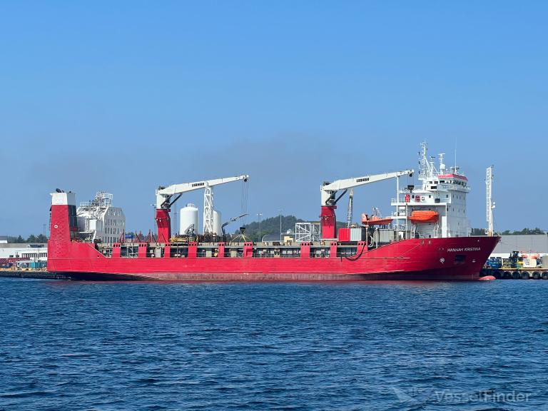 hannah kristina (Ro-Ro Cargo Ship) - IMO 9159933, MMSI 257130000, Call Sign LEUK under the flag of Norway