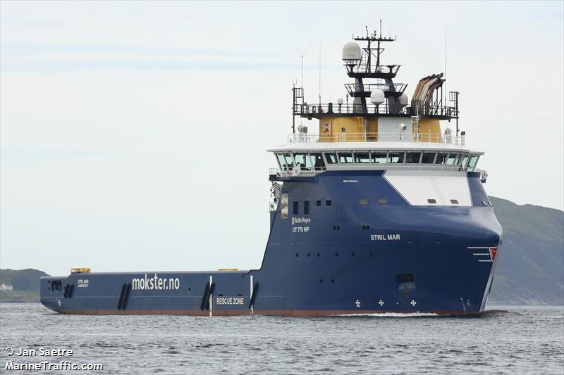 stril mar (Offshore Tug/Supply Ship) - IMO 9740354, MMSI 258527000, Call Sign JWRE under the flag of Norway