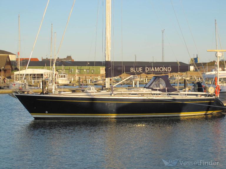 blue diamond (Sailing vessel) - IMO , MMSI 265581550, Call Sign SLKY under the flag of Sweden