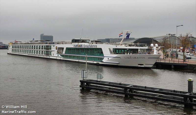 lady diletta (Passenger ship) - IMO , MMSI 269057719, Call Sign HE7719 under the flag of Switzerland