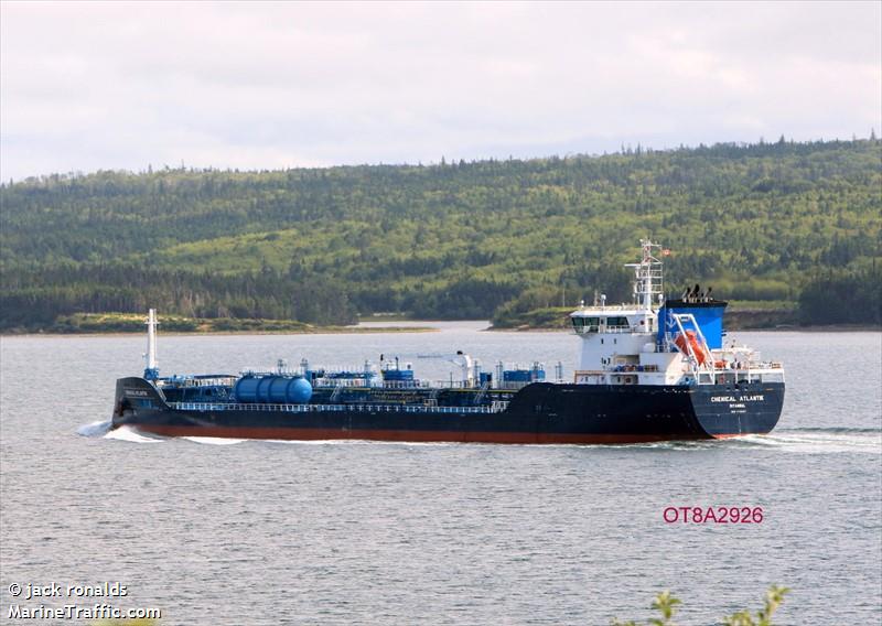 chemical atlantik (Chemical/Oil Products Tanker) - IMO 9780017, MMSI 271045704, Call Sign TCA4833 under the flag of Turkey