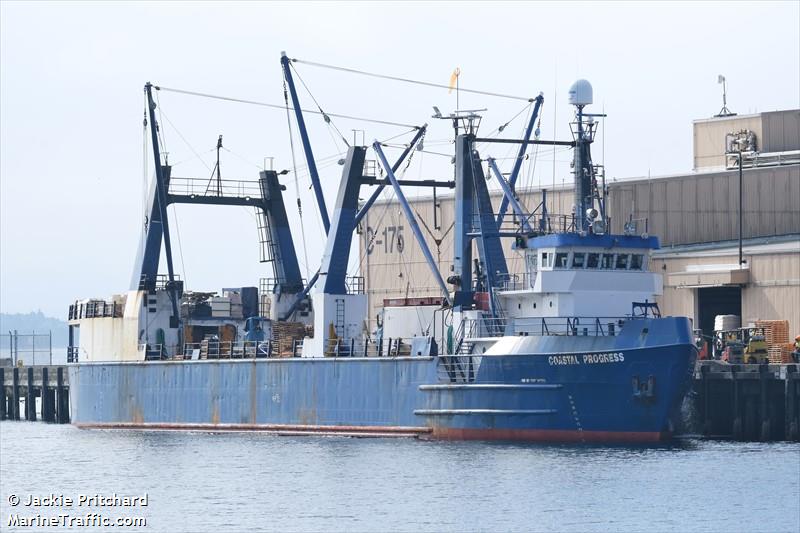 coastal progress (Refrigerated Cargo Ship) - IMO 8855463, MMSI 303244000, Call Sign WDC6363 under the flag of Alaska