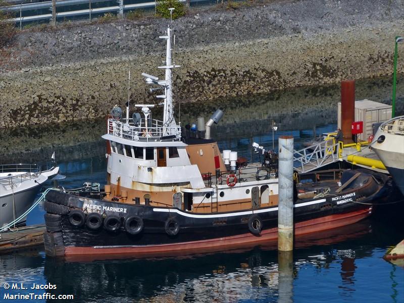 pacific mariner ii (Tug) - IMO , MMSI 316005574, Call Sign VY7016 under the flag of Canada