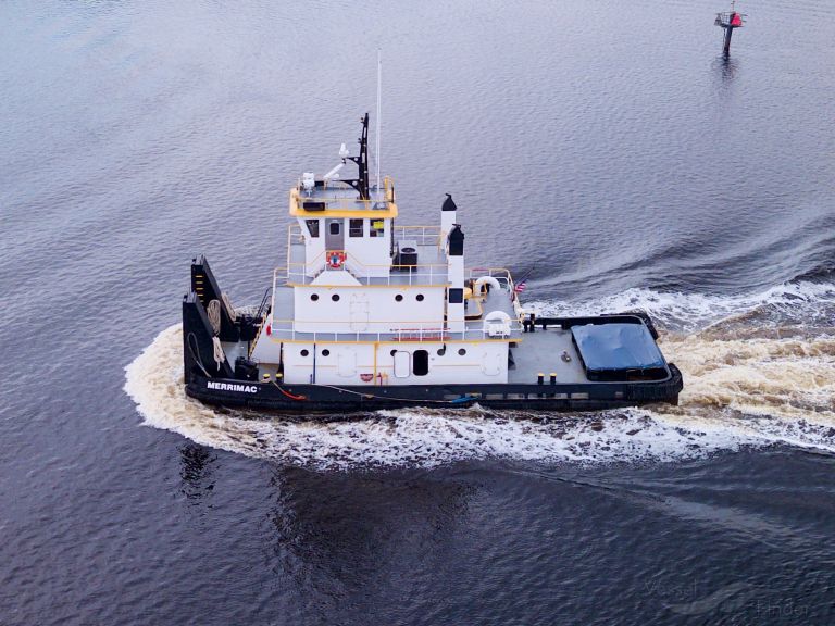 merrimac (Tug) - IMO 7436727, MMSI 367091990, Call Sign WDC8717 under the flag of United States (USA)