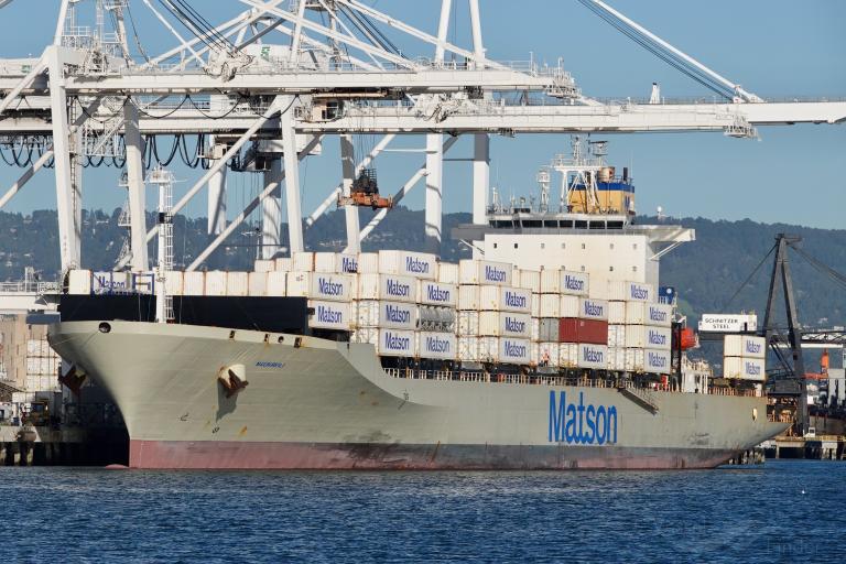 maunawili (Container Ship) - IMO 9268538, MMSI 367438000, Call Sign WGEB under the flag of United States (USA)