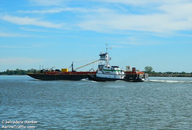 oyster creek (Pusher Tug) - IMO , MMSI 367477980, Call Sign WDF6802 under the flag of United States (USA)