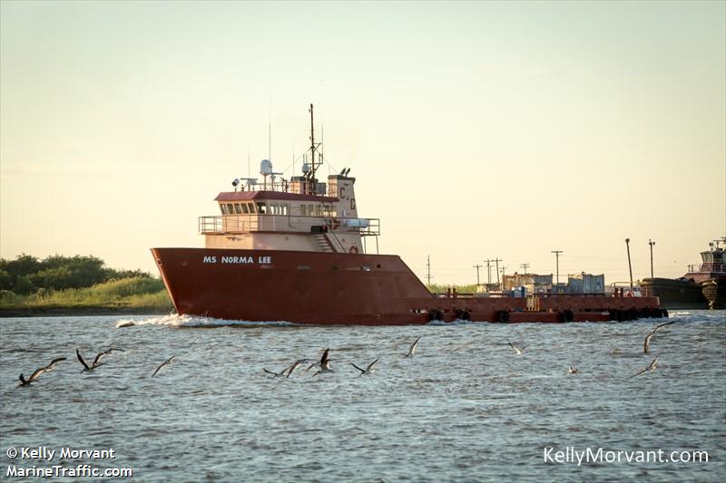 ms norma lee (Offshore Tug/Supply Ship) - IMO 9089396, MMSI 367582010, Call Sign WDG8879 under the flag of United States (USA)