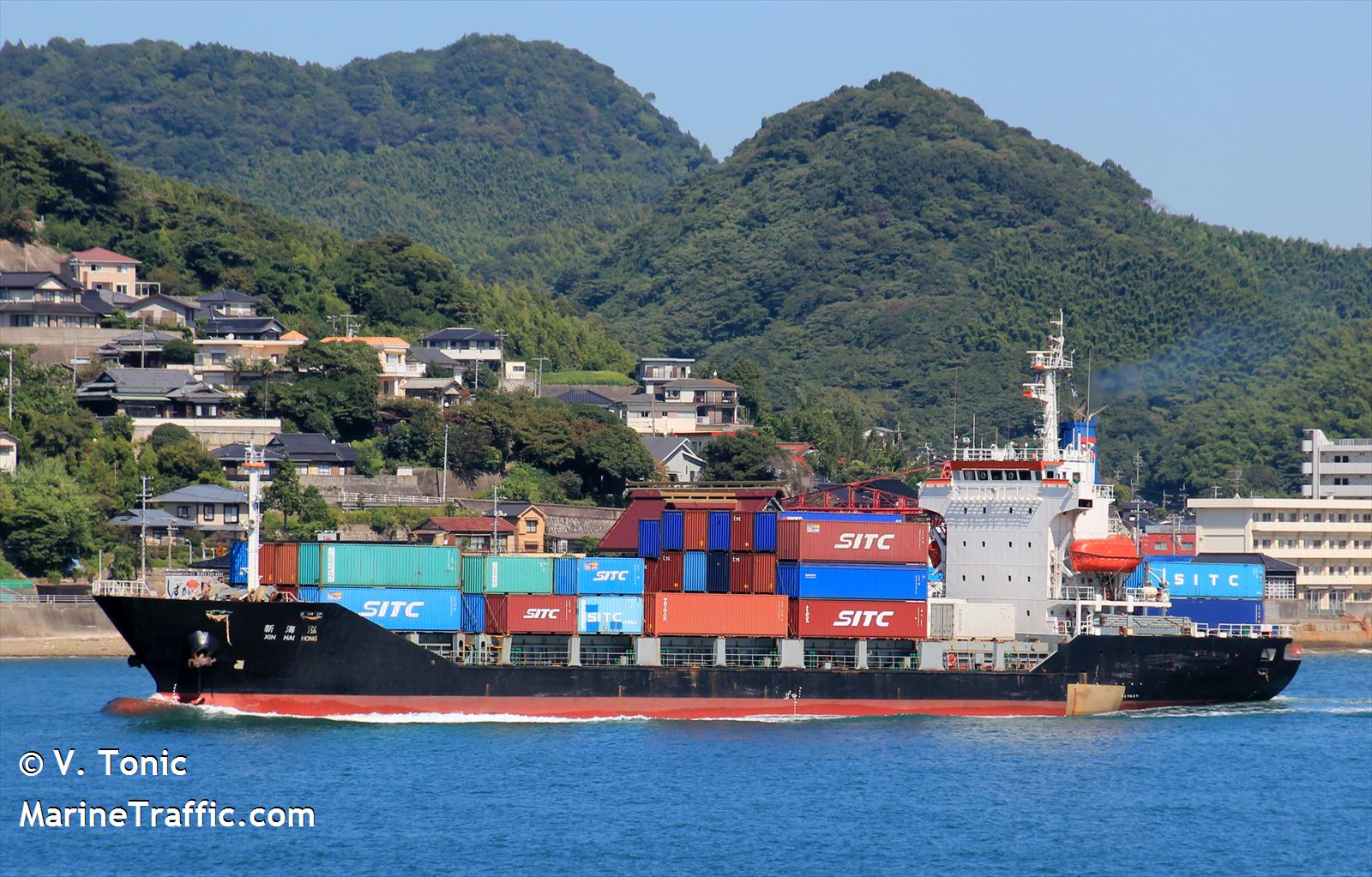 haihong1 (Container Ship) - IMO 9121039, MMSI 374303000, Call Sign 3FVE6 under the flag of Panama
