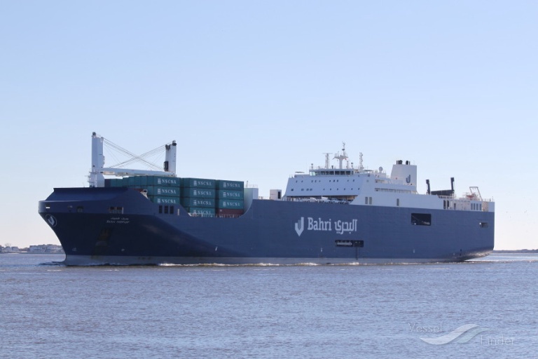 bahri hofuf (Ro-Ro Cargo Ship) - IMO 9620956, MMSI 403521001, Call Sign HZEM under the flag of Saudi Arabia
