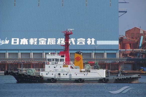 take maru no82 (Tug) - IMO 9203033, MMSI 431300812, Call Sign JI3650 under the flag of Japan