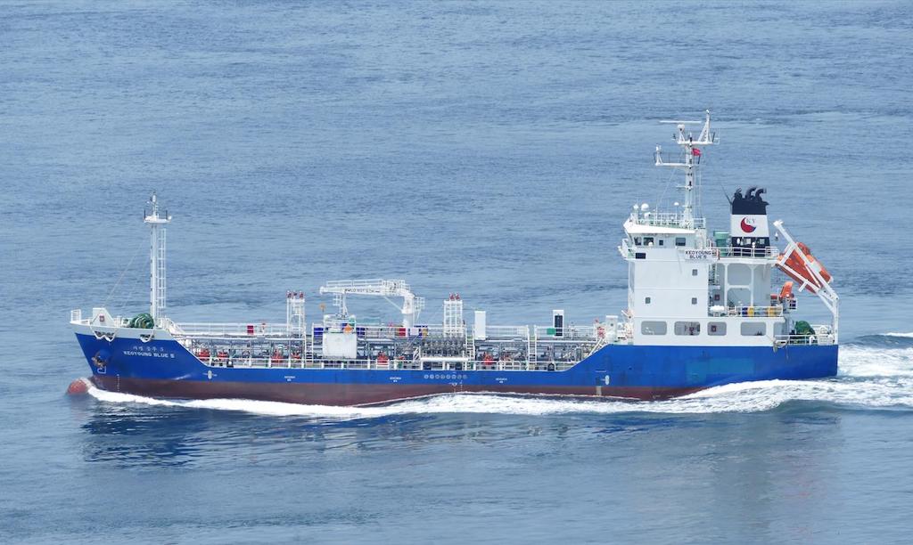 keoyoung blue 5 (Chemical/Oil Products Tanker) - IMO 9866160, MMSI 441276000, Call Sign D7VA under the flag of Korea