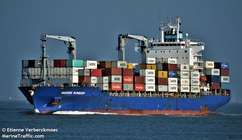 maersk nijmegen (Container Ship) - IMO 9434929, MMSI 477261300, Call Sign VRFE9 under the flag of Hong Kong