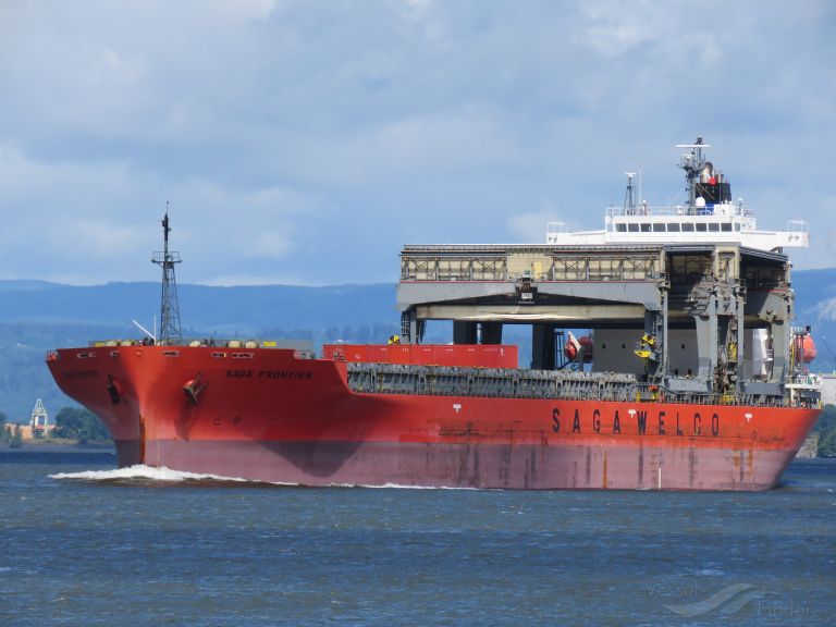 saga frontier (General Cargo Ship) - IMO 9343510, MMSI 477657600, Call Sign VRCP2 under the flag of Hong Kong