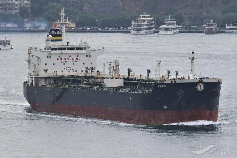 berenike (Chemical/Oil Products Tanker) - IMO 9253234, MMSI 538002071, Call Sign V7GC7 under the flag of Marshall Islands