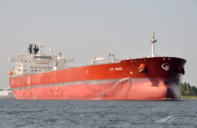 sti rose (Crude Oil Tanker) - IMO 9696682, MMSI 538006037, Call Sign V7JD2 under the flag of Marshall Islands
