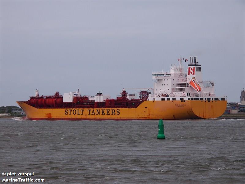 stolt invention (Chemical/Oil Products Tanker) - IMO 9102100, MMSI 636010378, Call Sign ELSN7 under the flag of Liberia