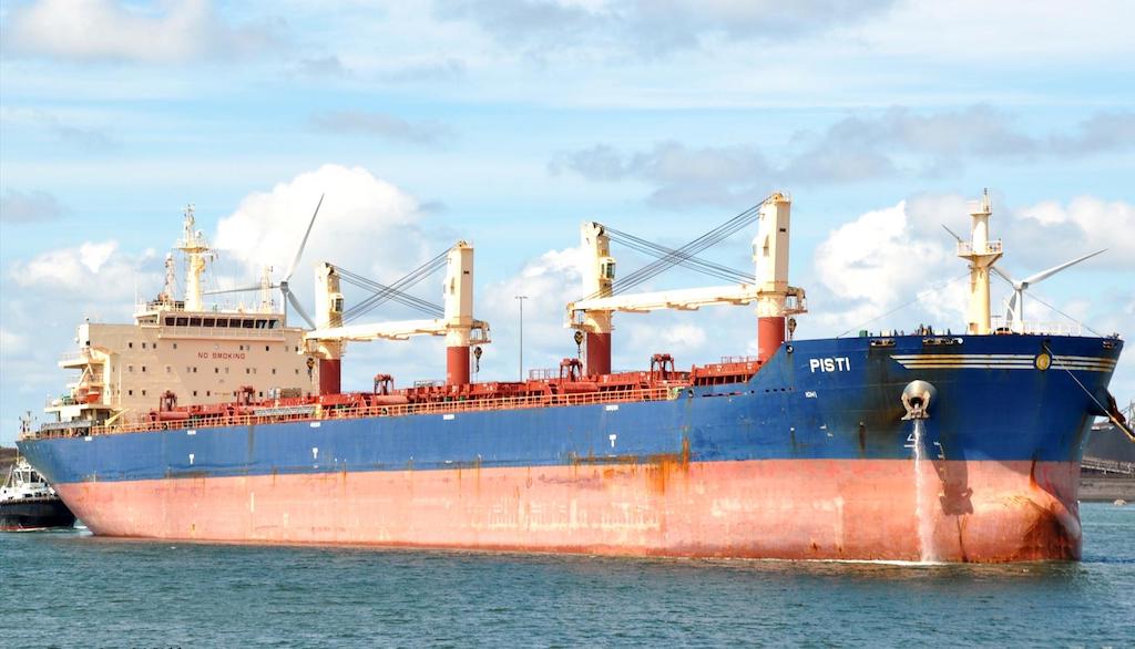 pisti (Bulk Carrier) - IMO 9456367, MMSI 636014862, Call Sign A8WY6 under the flag of Liberia