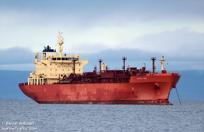 navigator virgo (LPG Tanker) - IMO 9404819, MMSI 636015941, Call Sign D5DP7 under the flag of Liberia