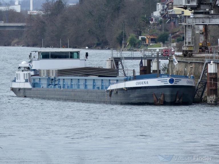 ohana (Cargo ship) - IMO , MMSI 205347990, Call Sign OT 3479 under the flag of Belgium