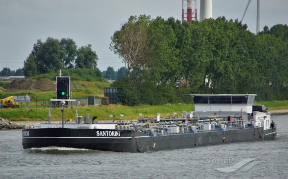 santorini (Tanker) - IMO , MMSI 205401290, Call Sign OT4012 under the flag of Belgium