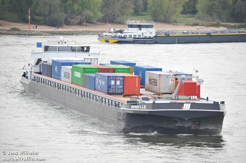 isabelle (Cargo ship) - IMO , MMSI 205410590, Call Sign OT4105 under the flag of Belgium