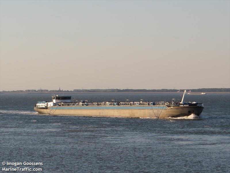 thalassa (Tanker) - IMO , MMSI 205522990, Call Sign OT5229 under the flag of Belgium