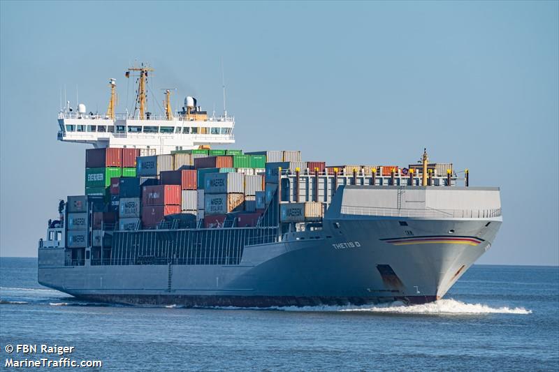 thetis d (Container Ship) - IMO 9372274, MMSI 209543000, Call Sign 5BEU5 under the flag of Cyprus