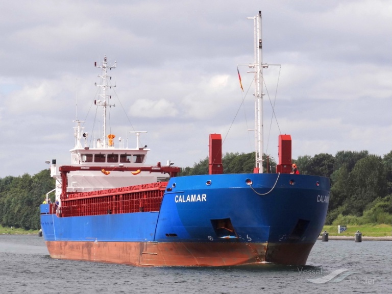 calamar (General Cargo Ship) - IMO 9528512, MMSI 209732000, Call Sign 5BJK5 under the flag of Cyprus