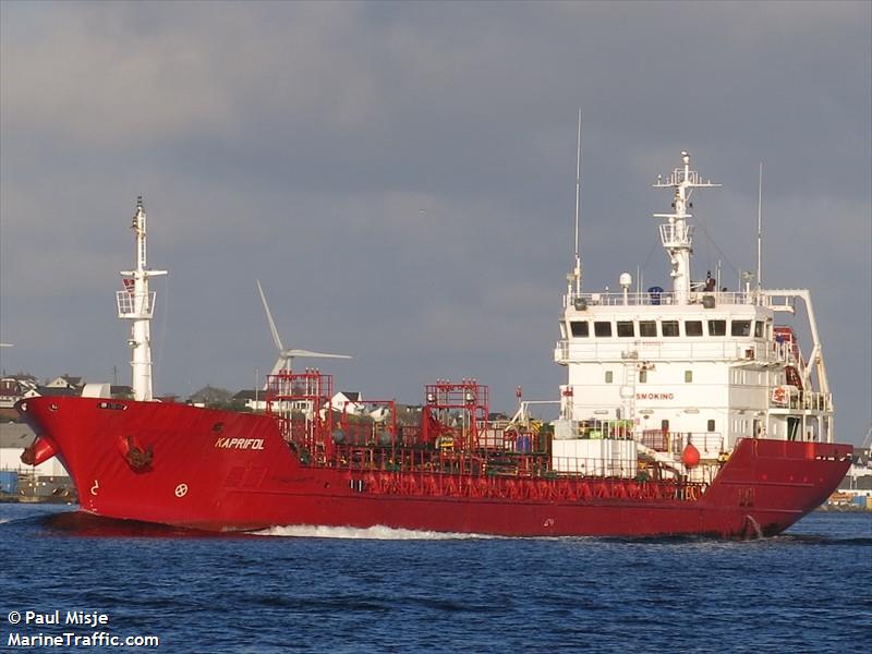 kaprifol (Chemical/Oil Products Tanker) - IMO 9200081, MMSI 210445000, Call Sign 5BXX2 under the flag of Cyprus