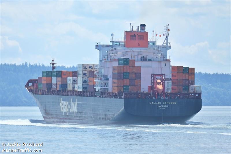 dallas express (Container Ship) - IMO 9193288, MMSI 211311970, Call Sign DGAF under the flag of Germany