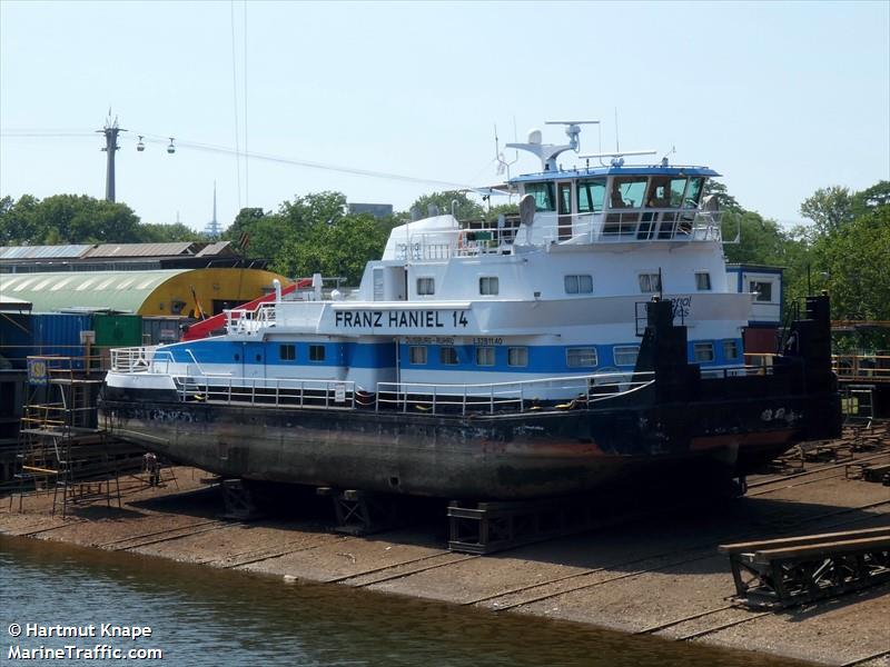 franz haniel 14 (Other type) - IMO , MMSI 211514800, Call Sign DC 4110 under the flag of Germany