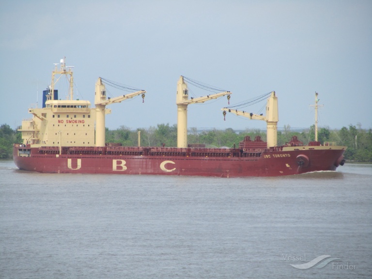 ubc toronto (General Cargo Ship) - IMO 9300764, MMSI 212439000, Call Sign C4FY2 under the flag of Cyprus