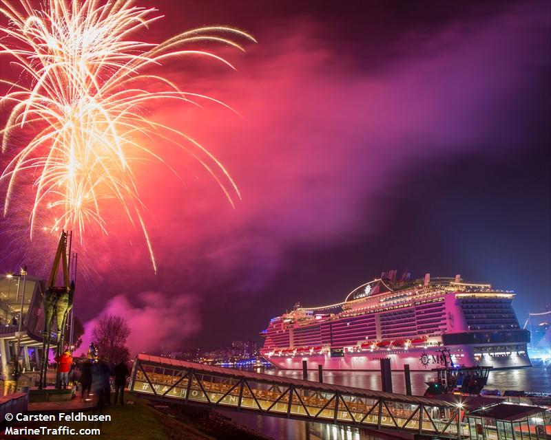 msc grandiosa (Passenger (Cruise) Ship) - IMO 9803613, MMSI 215325000, Call Sign 9HA5063 under the flag of Malta