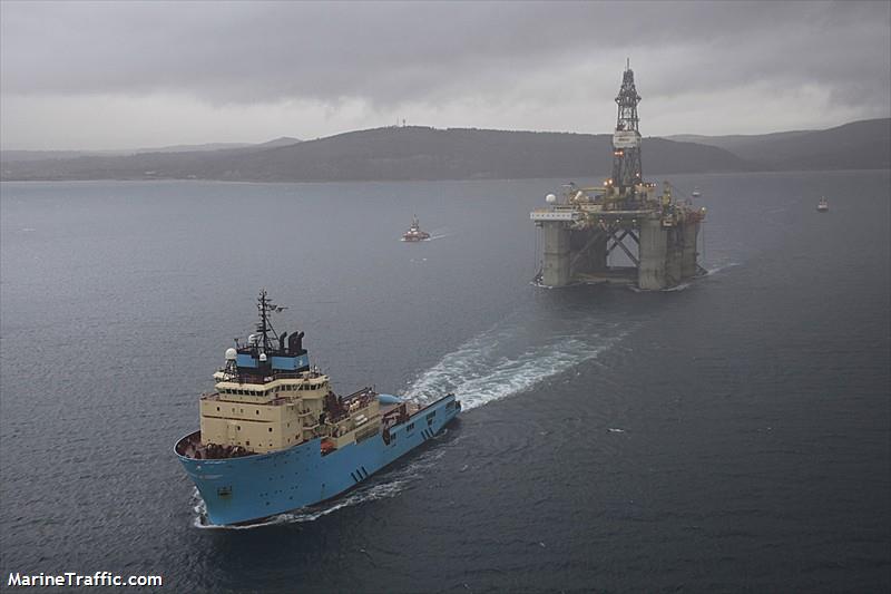 maersk lifter (Offshore Tug/Supply Ship) - IMO 9425734, MMSI 220579000, Call Sign OUHQ2 under the flag of Denmark